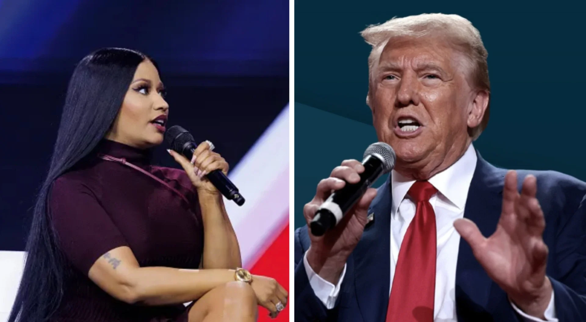 Nicki Minaj Calls Trump Her Favorite President As He Crowns Her Queen Of Rap