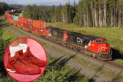 300K Worth Of Air Jordans Stolen From Cargo Train And The Internet Has Jokes