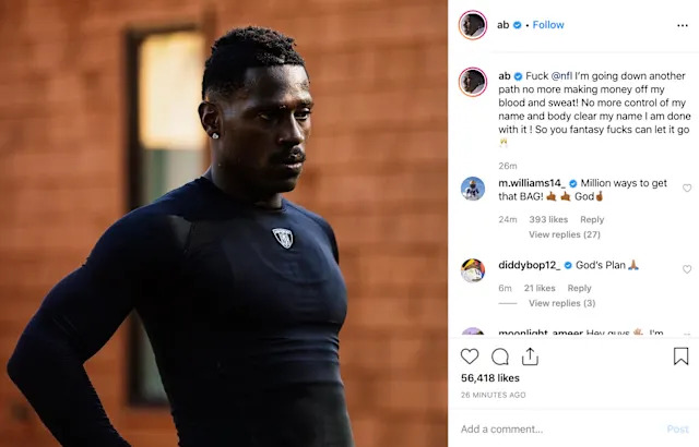 Antonio Brown Sparks Outrage With Racist Black Asian Jab At Tiger Woods After DUI Arrest