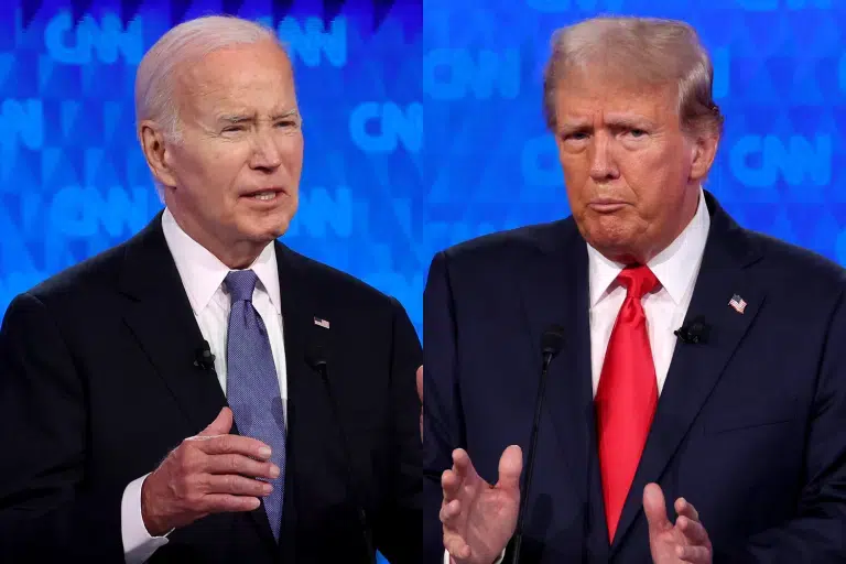 WATCH: President Joe Biden and Donald Trump Gets Heated about abortion during the first presidential debate in Atlanta.