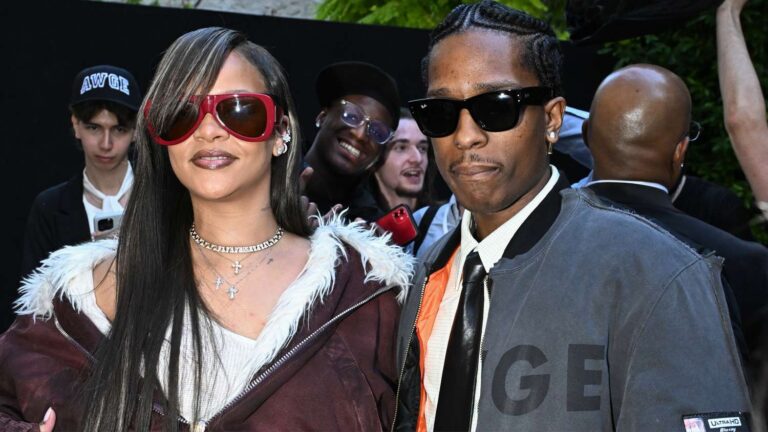 Rihanna Debuted Y2K Streaky Blonde Highlights at A$AP Rocky’s  …