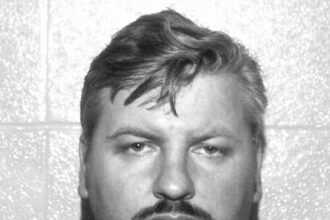 File photo of John Wayne Gacy’s arrest on December 21, 1978. After being convicted of 33 murders, he was executed by lethal injection in 1994. In 1998, investigators revisited a Chicago apartment building once linked to Gacy after new information suggested more possible victims buried nearby.